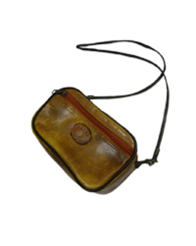 LANDY WESTERN LEATHER Vintage Antique Shoulder Bag