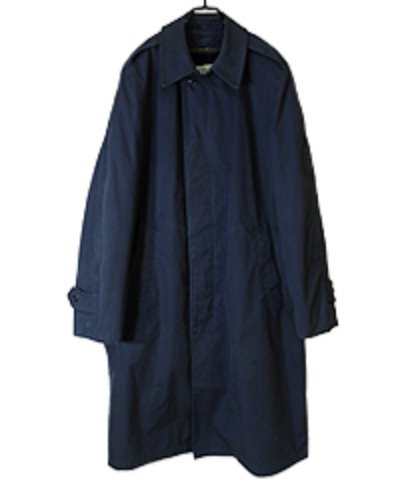 POPLIN BLUE SHADE3356 All Weather Military Coat