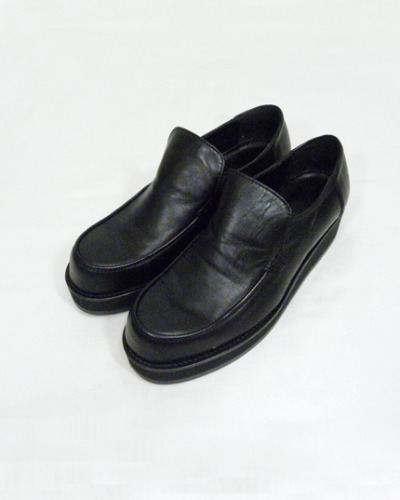 made in JAPAN Ys cuir leather slip-on
