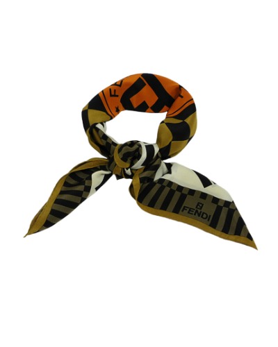 made in italy FENDI silk scarf