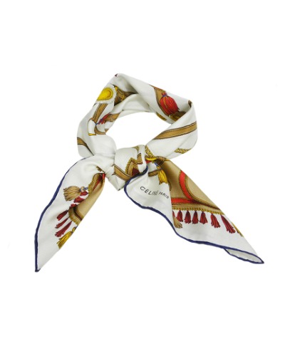 made in italy CELINE paris silk scarf