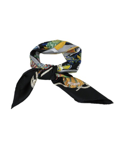 made in france HERMES-PARIS silk scarf