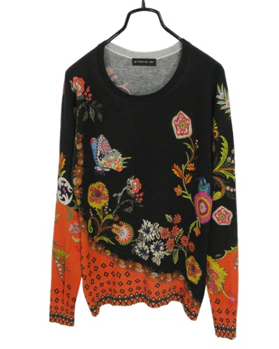 made in italy ETRO silk cashmere knit