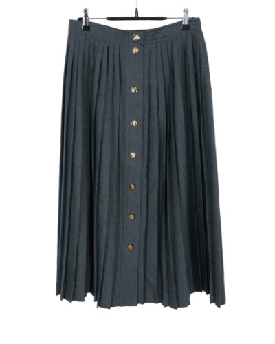 made in italy WAKO wool pleated skirt