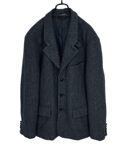 L.L. Bean primaloft tweed wool tailored jacket