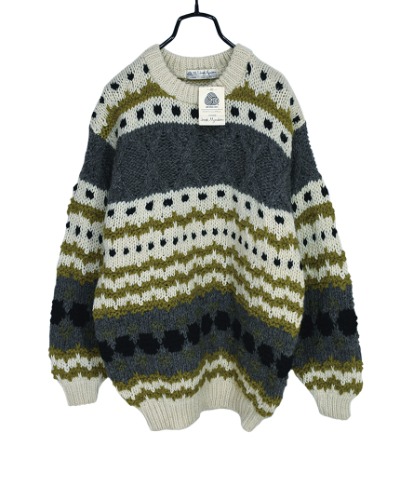 Joseph Myerchin Hand Knitted Wool Sweater