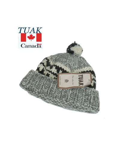 hand knit in Canada TUAK cowichan hat