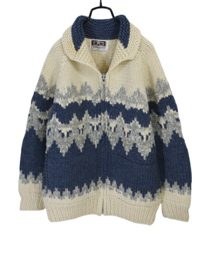 made in CANADA longhouse Vintage Cowichan Sweater