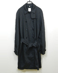 N_8 LINEN TRENCH JACKET made in italy
