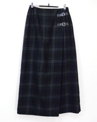 Laura Ashley wool wrap skirt