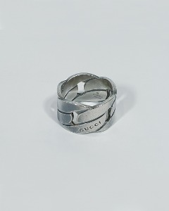 made in italy GUCCI silver ring