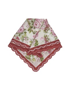 Pink House scarf and handkerchief