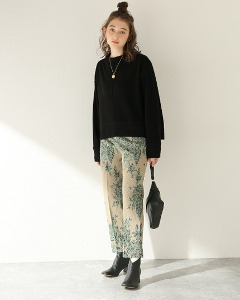 made in italy CIRCUS HOTEL jacquard knit pants