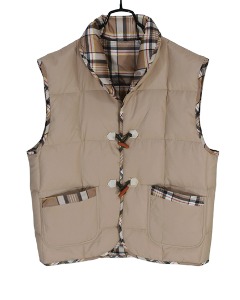 Vintage down duffel vest