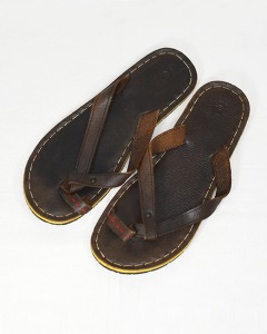 vintage leather slippers